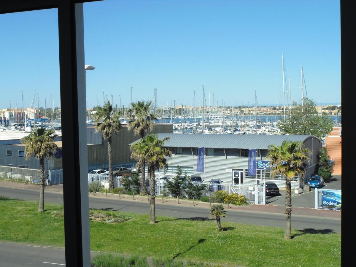 Апартаменти Cap D'Agde 300M Plage Du Mole,Vue Port,Parking,Lave Linge,Piscine Екстер'єр фото